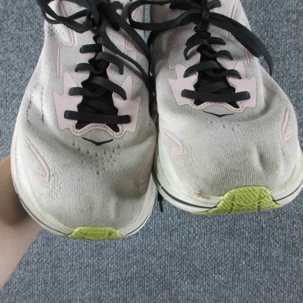 Hoka One One Clifton 10‎ Running Shoes Womens Size 10 Pink Mesh 1162031 CTNS